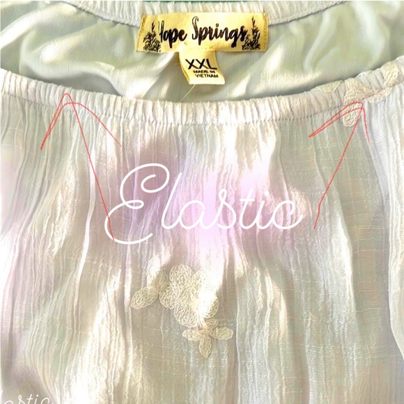 Hope Springs Size XXL woman’s BOHO Flattering Dress embroidered - Picture 7 of 7